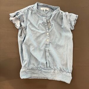 Frame Denim flutter top size XS